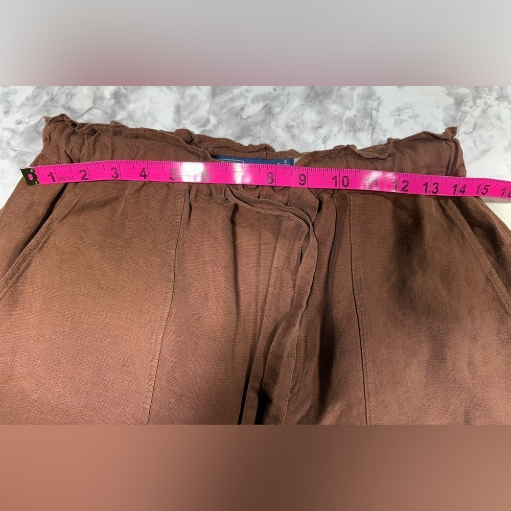 Polo by Ralph Lauren woman’s silk/linen blend pants size S petite - Picture 3 of 10